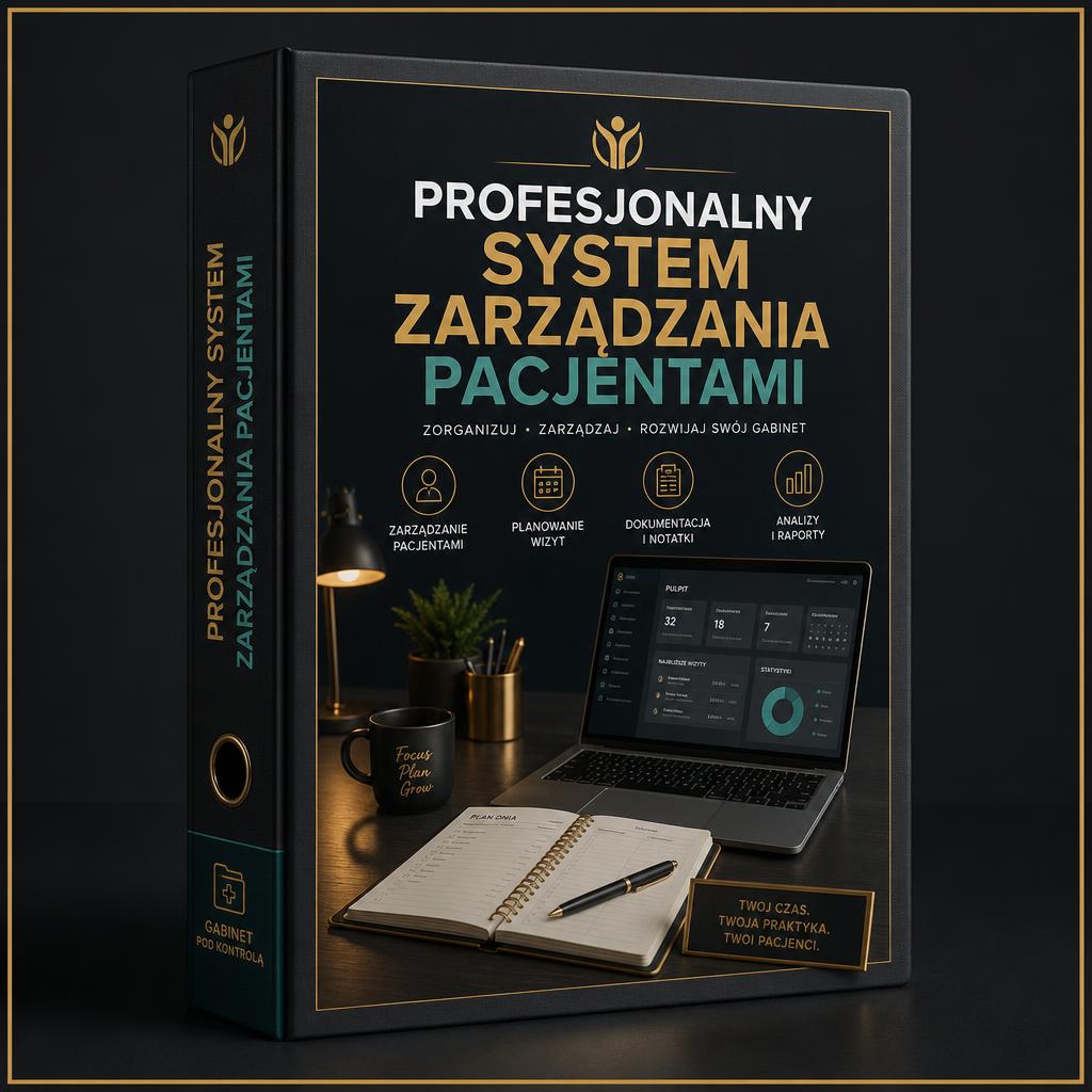 Okładka: Profesjonalny System Zarządzania Pacjentami™